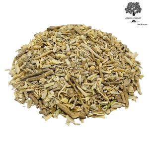 Suszony korzeń ashwagandhy cięty indyjski żeń-szeń 25 g (0,9 uncji) - 1,95 kg (68,8 uncji) Klasa A Withania Somnifera | USA DDP – bez opłat importowych zdjęcie 1