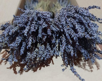 Greek Dried Lavender Bunches Bouquets | Organic | 300 stems each | 1 - 22 bunches | 30-32 cm | Harvest July 2023 | Exceptional Quality