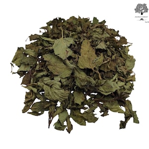 Hortelã-pimenta seca em folhas inteiras 25g (0,9oz) - 1,95kg (68,8oz) | Qualidade Premium | Livre de Pesticidas