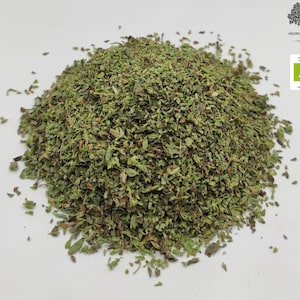 Zertifizierte organische griechische Berg Oregano geriebene Blätter 85 g (3 oz) - 1,95 kg (68,8) Ernte Juni 2025 -GR-BIO-12 Zertifizierung