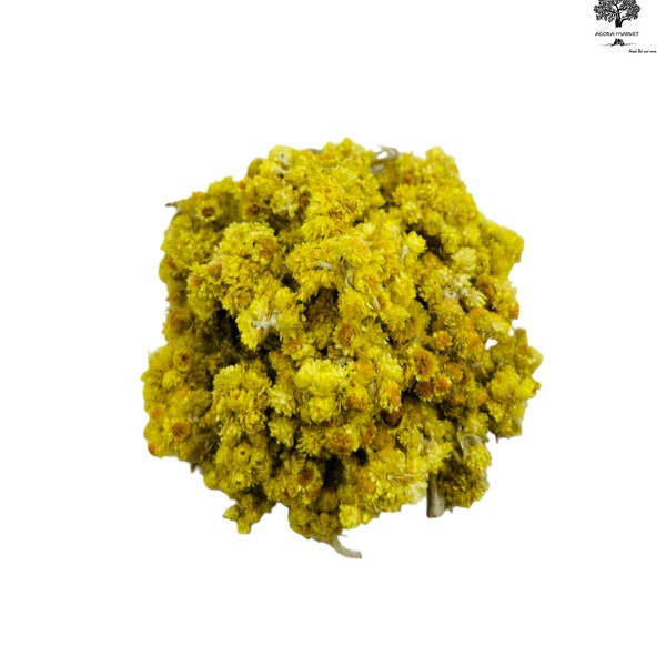 Dried Helichrysum Immortelle Everlasting Flowers 220 grams (7.8 oz) | Premium Quality