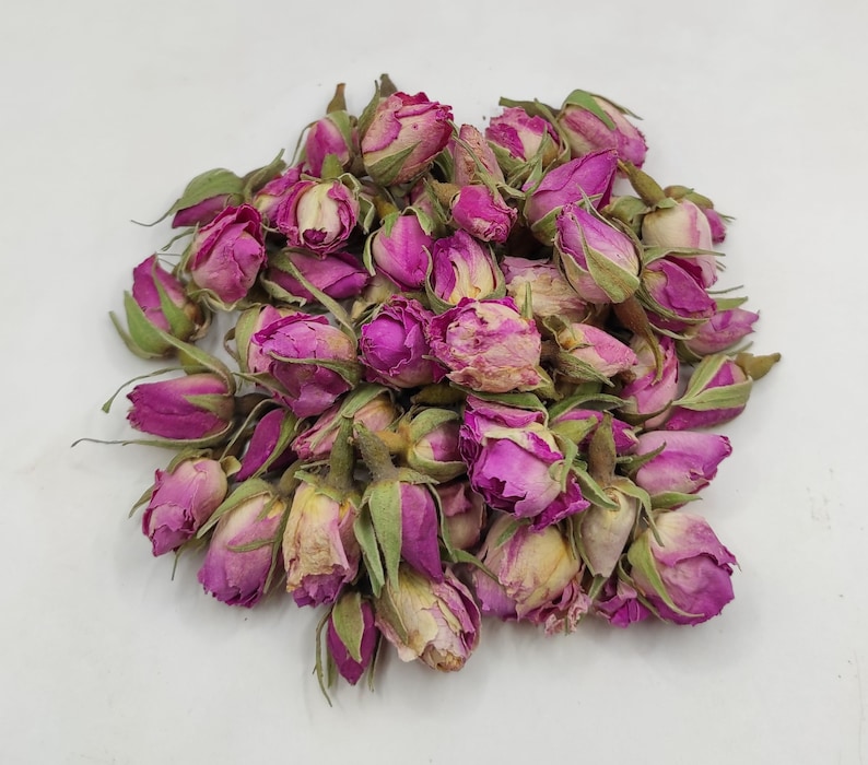 Dried Damask Rose Buds Edible 40g1.4 Oz 195kg68.8 Oz Etsy