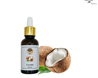 Coconut Flavor 10ml(0.34 foz) - 1000ml(33.81 foz) Premium Quality Cocos nucifera