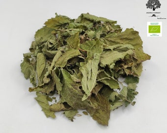 Certified Organic Greek Lemon Balm Dried Leaves 85g(3 oz) - 1.95kg(68.8 oz) Harvest June 2023 - GR-BIO-12 Certification