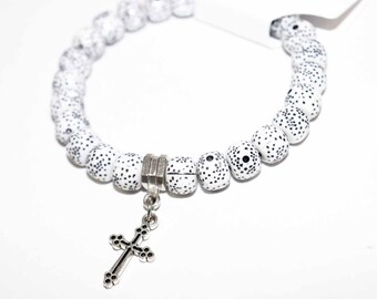 Beaded Bracelet w/ Charm