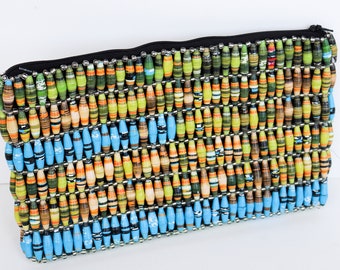 Paper Beaded Evening Clutch