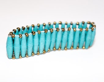 Paper Beaded Thin Bracelet
