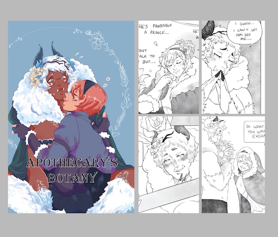 Apothecary's Botany - BL Comic zine
