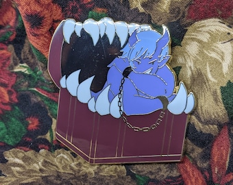 Mimic Monster Boy Enamel Pin