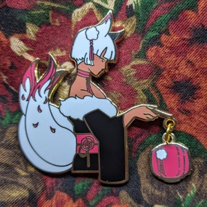 Kitsune Monster Boy Enamel Pin