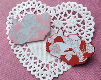 Vampire Love Bite 2" Soft Enamel Pin