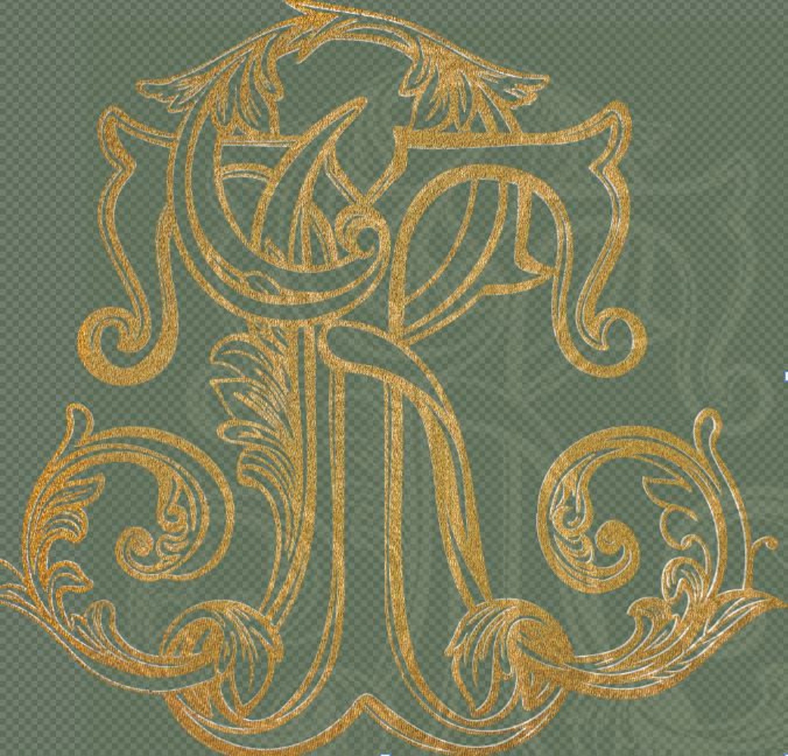 Intertwined A R Monogram R T Intertwined Monogram - .eps, .svg, .pdf, .png - Digital Download ...