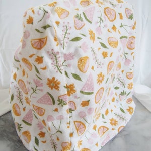 Watermelons & Lemons Flannel Stand Mixer Cover