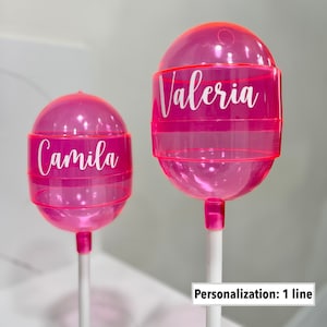 giant tutsi pop with base - birthday party favors - party candy bags - giant lollipop - party decoration - personalized candy bags favors
