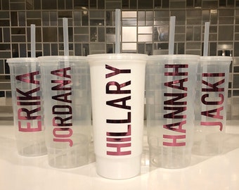 Copas de despedida de soltera personalizadas - Tazas de fiesta personalizadas - Tazas de baby shower personalizadas - Tazas de despedida de soltera personalizadas