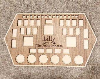 Personalized Wood Game Piece Holders with Seafarer Expansion and Cities & Knights Spaces