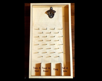 Drinko Plinko Beer Cap Remover SVG: Laser Cut File (Digital Download)