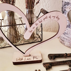 SVG Digital Download - Herz Ständer/Dekor ""Best Part of My Day"" - Laser File