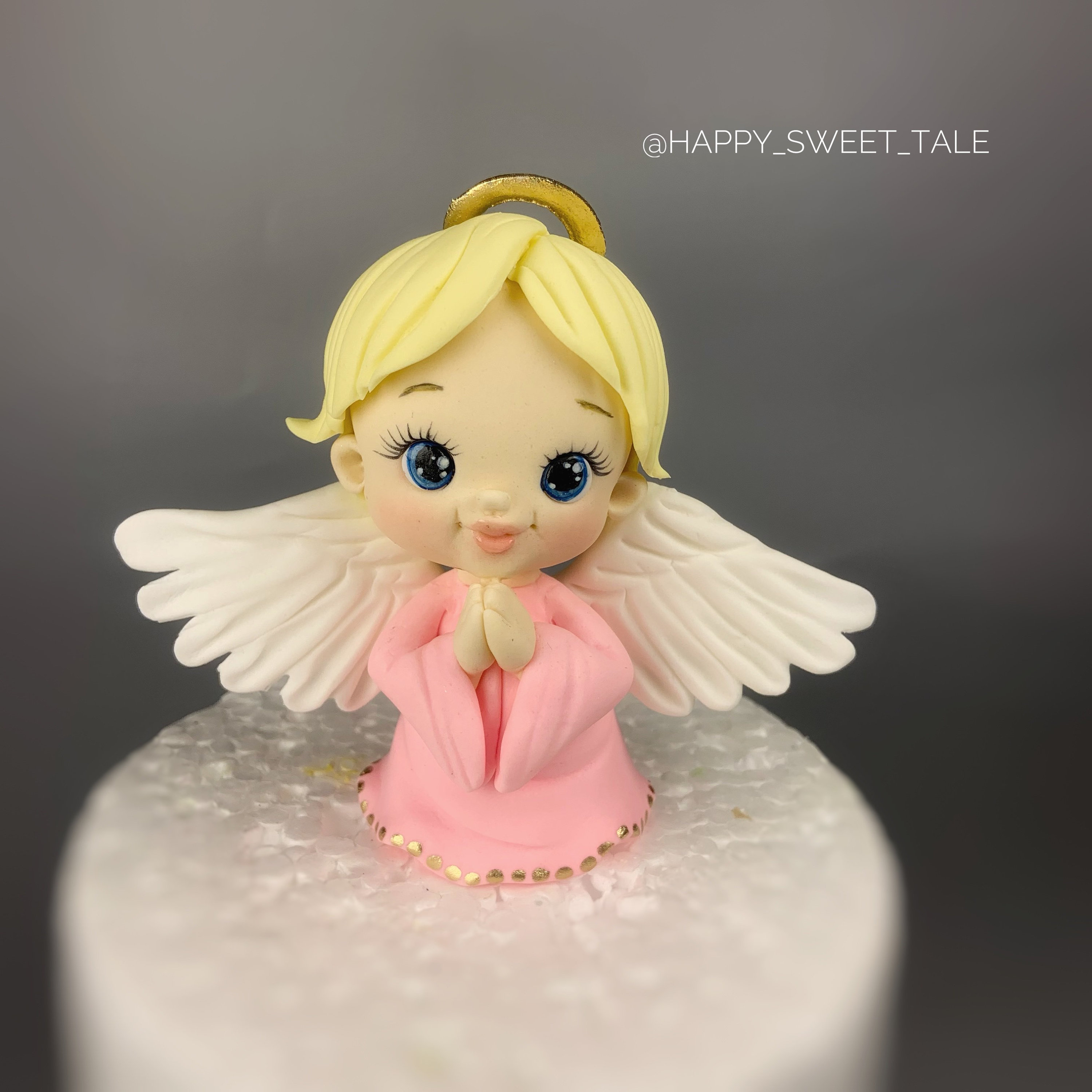 Figurines d'ange pour gâteau, ensemble de 14 Cake Topper figurines, anges  décoration de gâteau, ailes d'ange pour la chance, petites boules pour