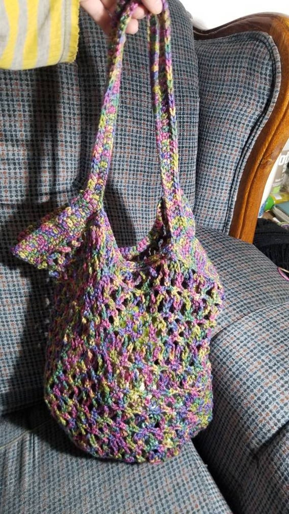 crochet carrying bag