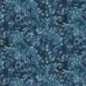 Awakenings, Blue Silhouettes Texture, Henry Glass, 100% Cotton Quilting Fabric