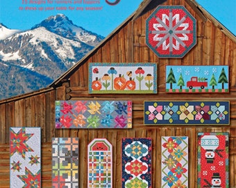 TRENDY TABLE 3 - Book - Quilt Patterns  - Anka’s Treasures by Heather Peterson - Table Runners - Toppers - 15 Designs