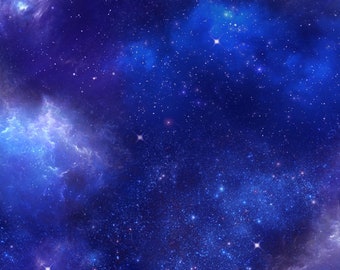 Royal Night Sky, In Space, Elizabeths Studio, 100% Cotton Fabric, # 583-RYL