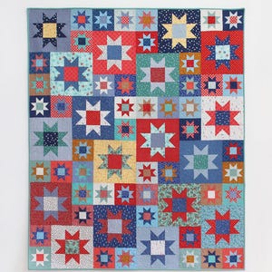 TWINKLE Quilt Pattern (5 Sizes) By Cluck Cluck Sew, CCS-221 Fat Quarter or Yardage Friendly Quilt