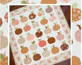 Pumpkin Charms Quilt Pattern by Margot Languedoc (Paper Pattern)