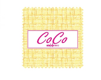 COCO - 5 Inch Squares - 42pcs - Charm Pack - Michael Miller - 100% Cotton Quilting Fabric