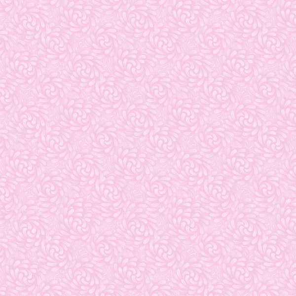 Cottage Charm,  Pink Swirls, Tonal, Timeless Treasures, 100% Cotton Quilting Fabric