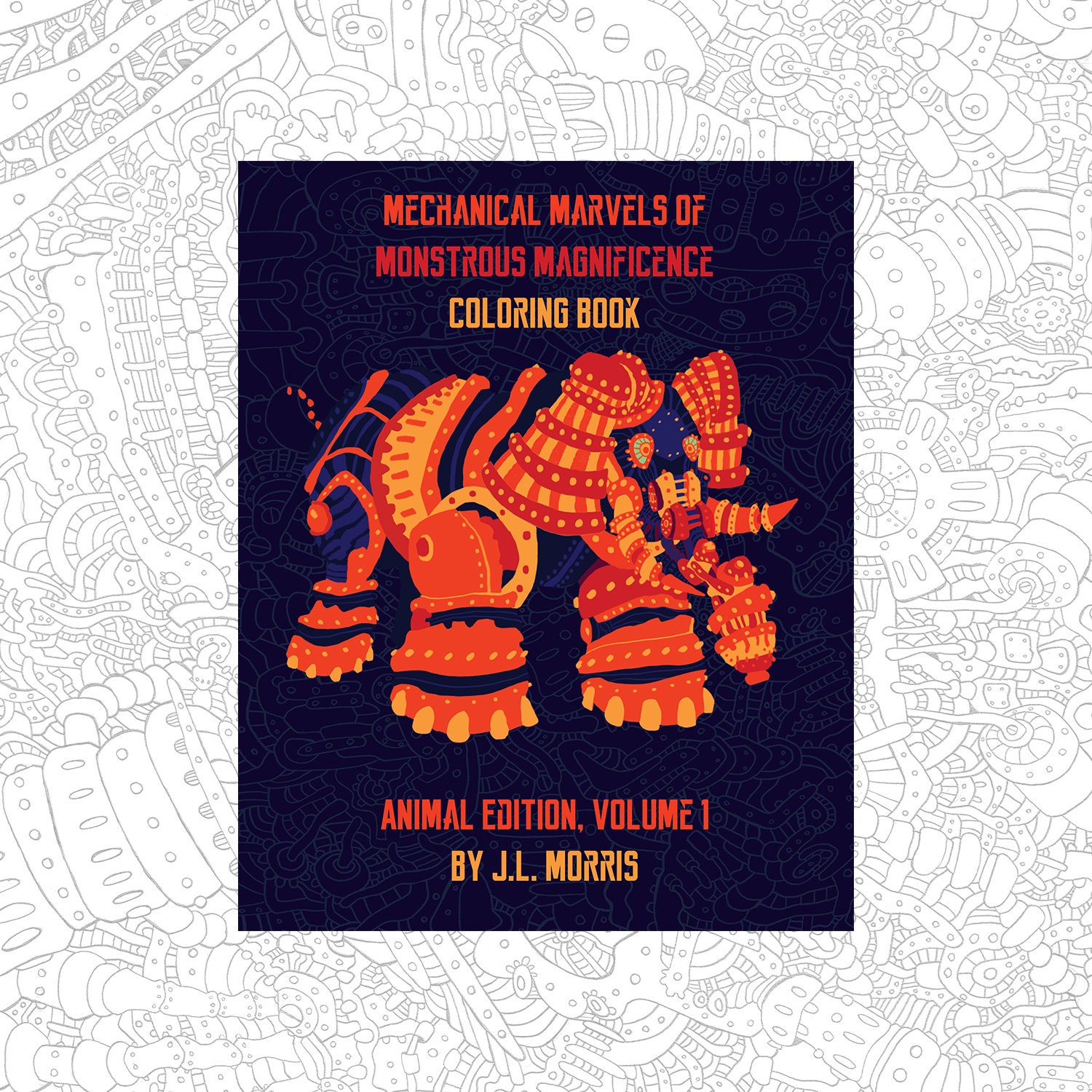 Download Beautiful Animal Mechanicals Coloring Pages