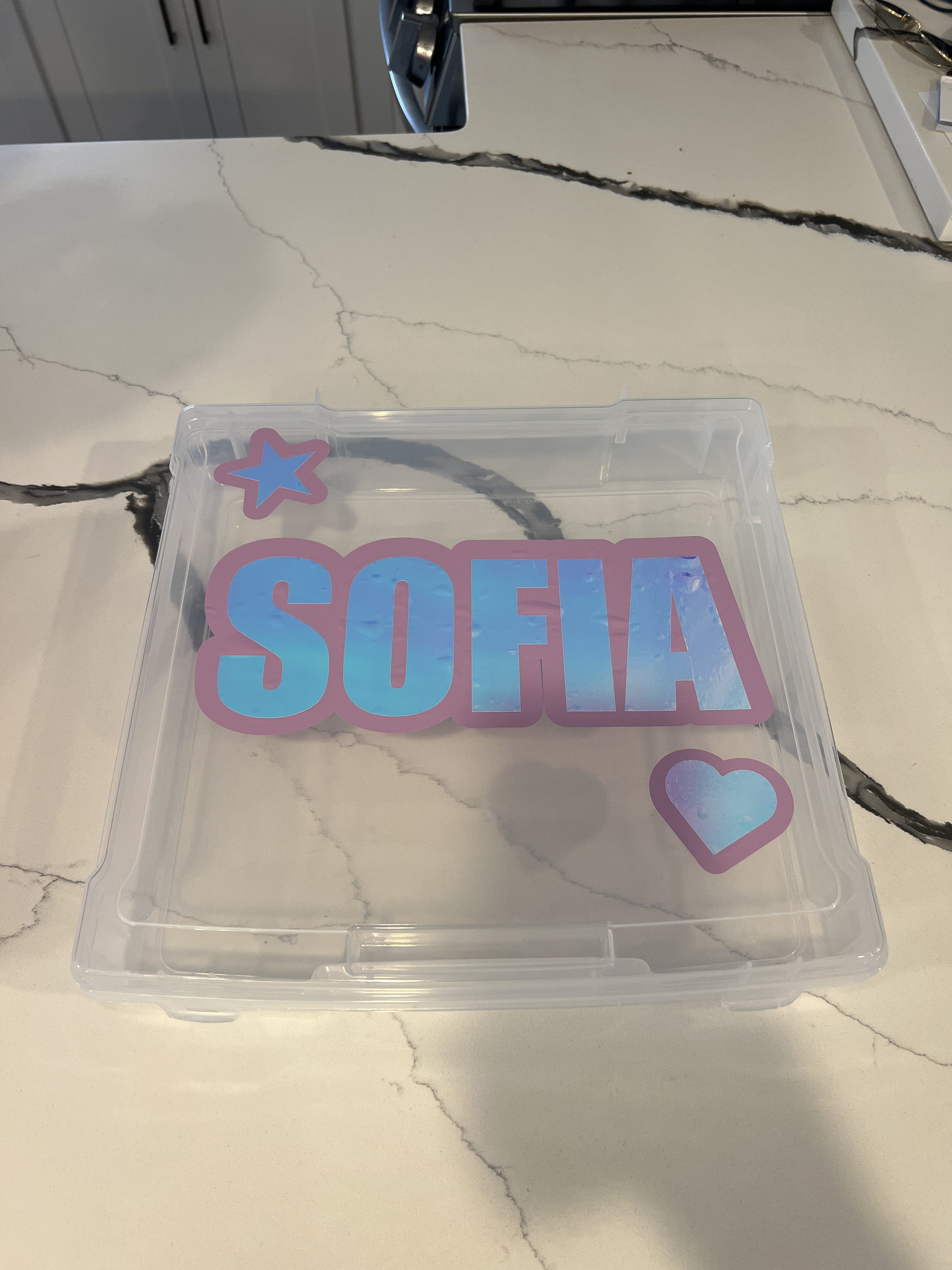 Personalized Bunk Junk Box/ Fidget Box/ Car Box/ Art Supply Box - Etsy