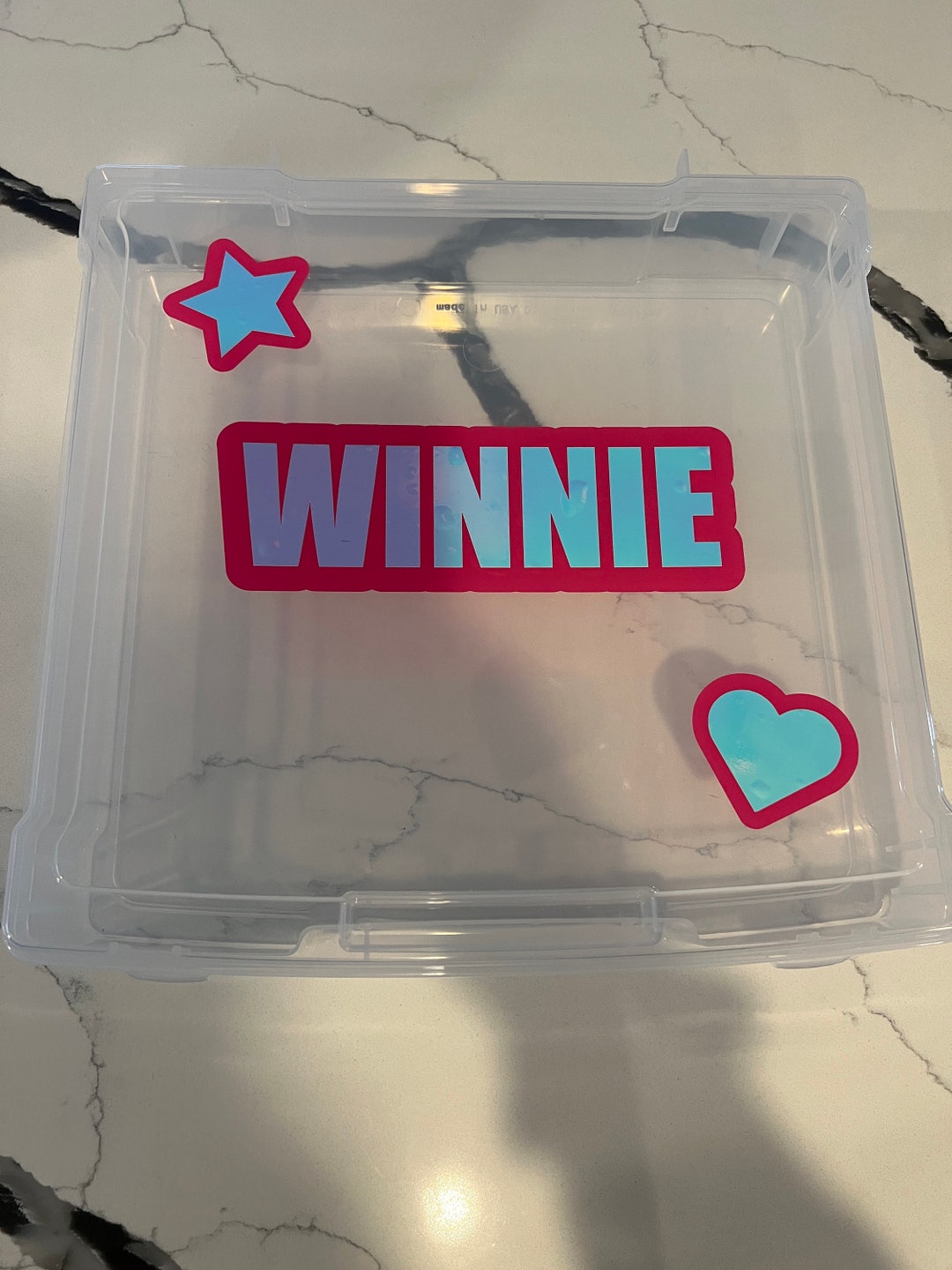 Personalized Bunk Junk Box/ Fidget Box/ Car Box/ Art Supply Box - Etsy