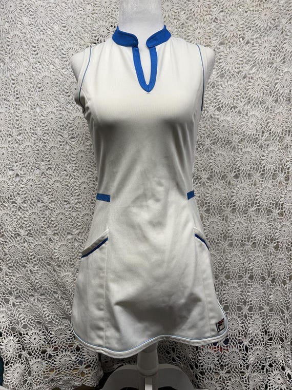 fila dress grey Womens FILA Athletic Dress Sleeveless Velour Gray Size Medium Back Zip