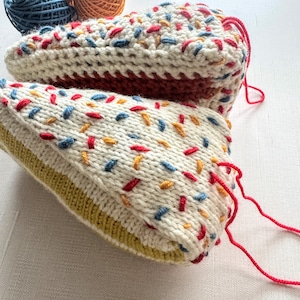 Cake Bag Charm Pattern PDF | Beginner | DIGITAL Knitting Pattern