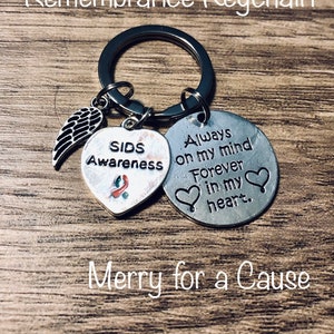 SIDS Awareness Remembrance Keychain