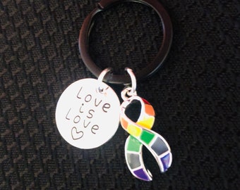 Love is Love Pride Keychain