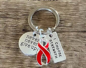 Heart Disease Strength Keychain