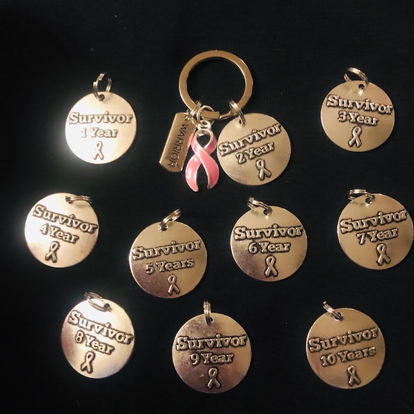 Breast Cancerversary Keychain
