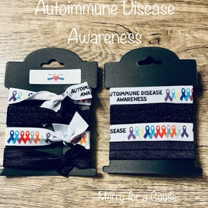 Autoimmune Disease Awareness Hair Ties