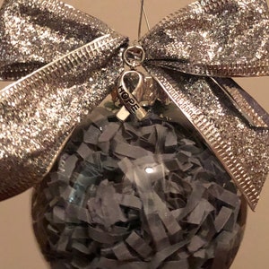 Brain Cancer Christmas Ornament