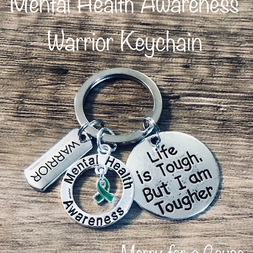 Mental Health Awareness Keychain - Etsy