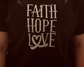 Faith Hope Love Awareness Tshirt