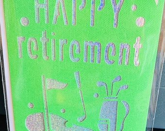 Happy Retirement Handmade Greeting Card