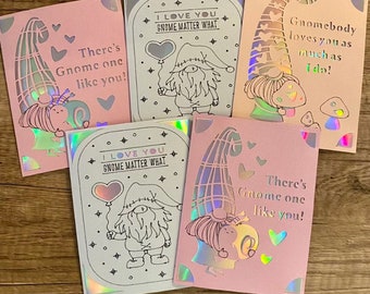Gnome Valentines Day Cards