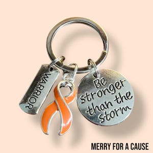 Leukemia/Kidney Cancer Awareness Warrior Keychain