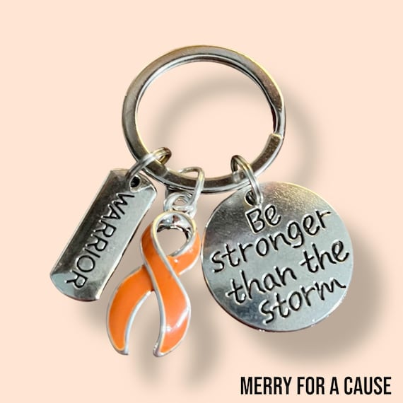 Leukemia/Kidney Cancer Awareness Warrior Keychain