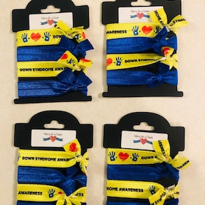 Down Syndrome Awareness Hair Ties