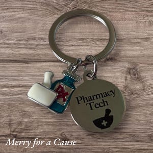 Pharmacy Tech Keychain